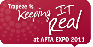 Red bubble with Trapeze is keeping IT real at APTA EXPO 2011